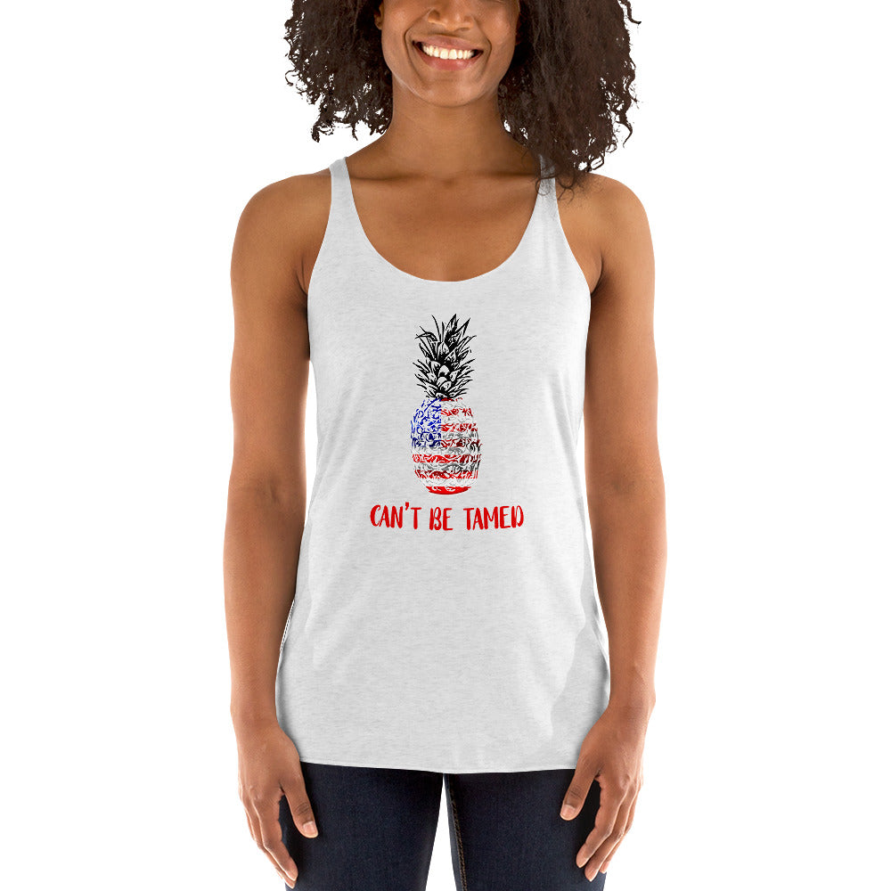 American Pineapple Women's Racerback Tank