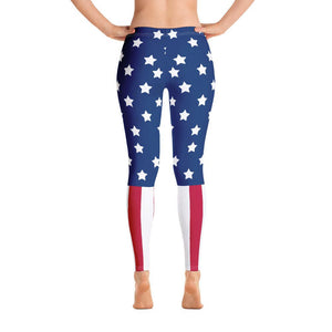 American Flag Leggings