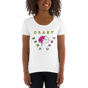 Crazy, Sexy, Cool Ladies' Scoopneck T-Shirt