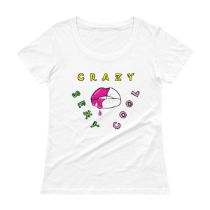 Crazy, Sexy, Cool Ladies' Scoopneck T-Shirt