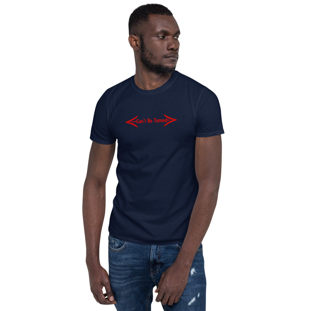 Short-Sleeve Unisex T-Shirt Red Font