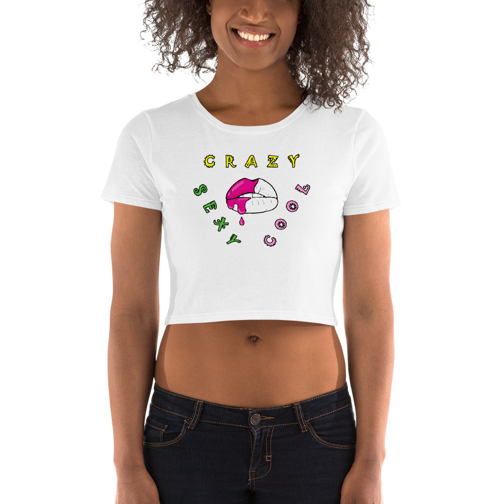 Crazy, Sexy, Cool Women’s Crop Tee