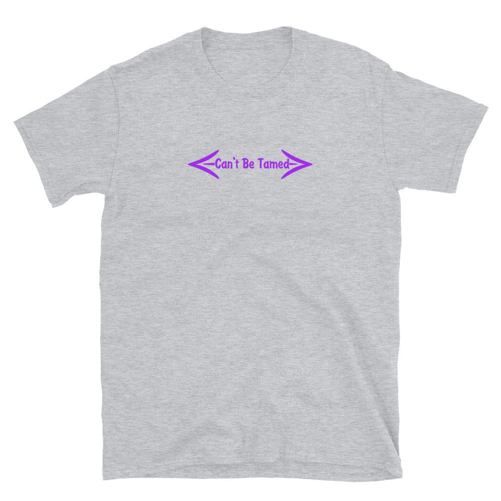 Short-Sleeve Unisex T-Shirt Purple Font