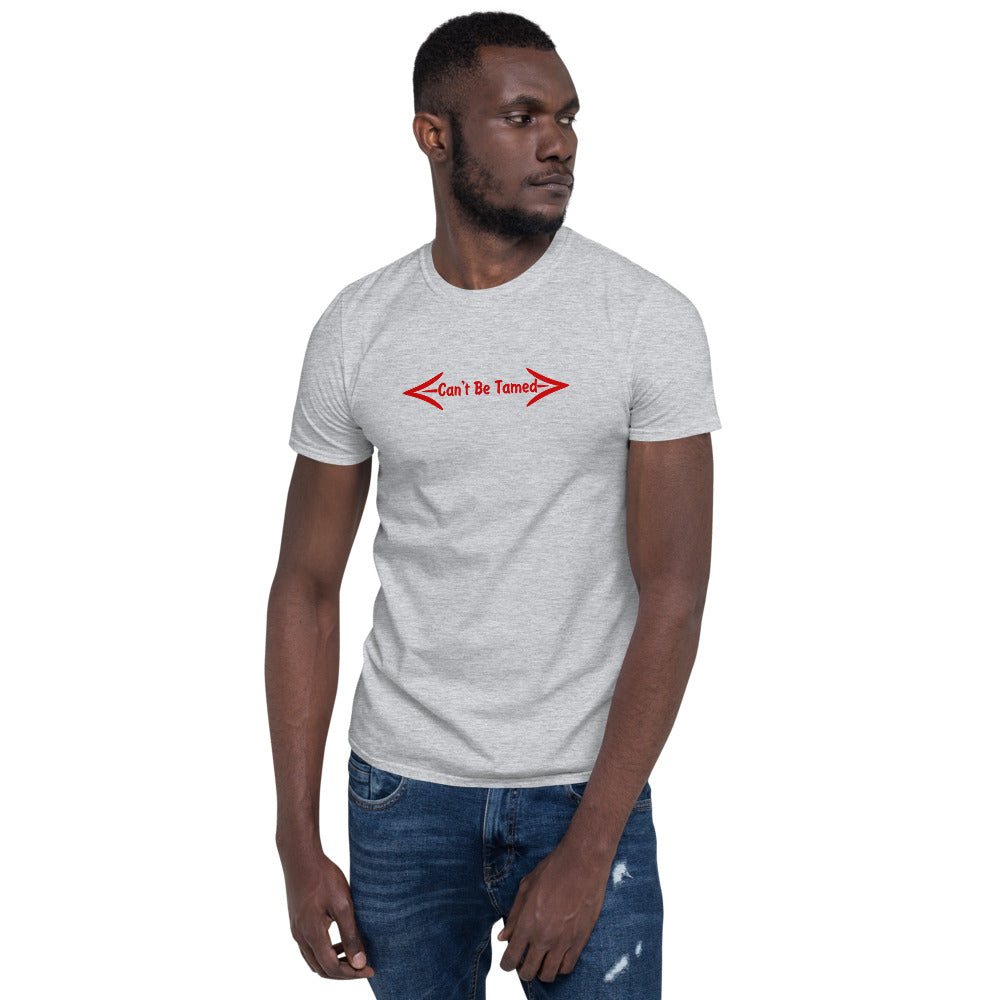 Short-Sleeve Unisex T-Shirt Red Font