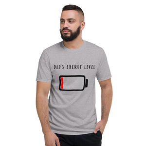 Dad's Energy Level Short-Sleeve T-Shirt