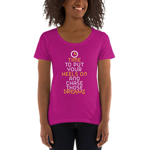 Dream Chaser Ladies' Scoopneck T-Shirt