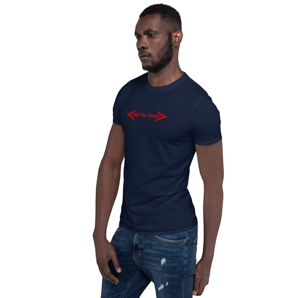 Short-Sleeve Unisex T-Shirt Red Font