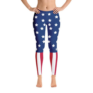 American Flag Leggings