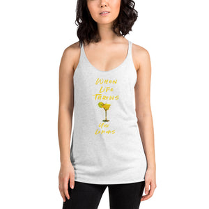 When Life Throws You Lemons Women's Racerback Tank