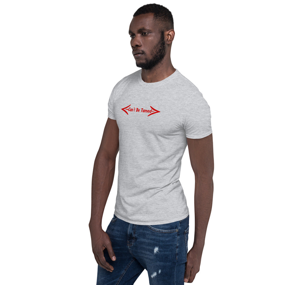 Short-Sleeve Unisex T-Shirt Red Font