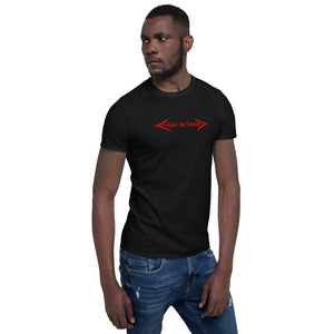 Short-Sleeve Unisex T-Shirt Red Font