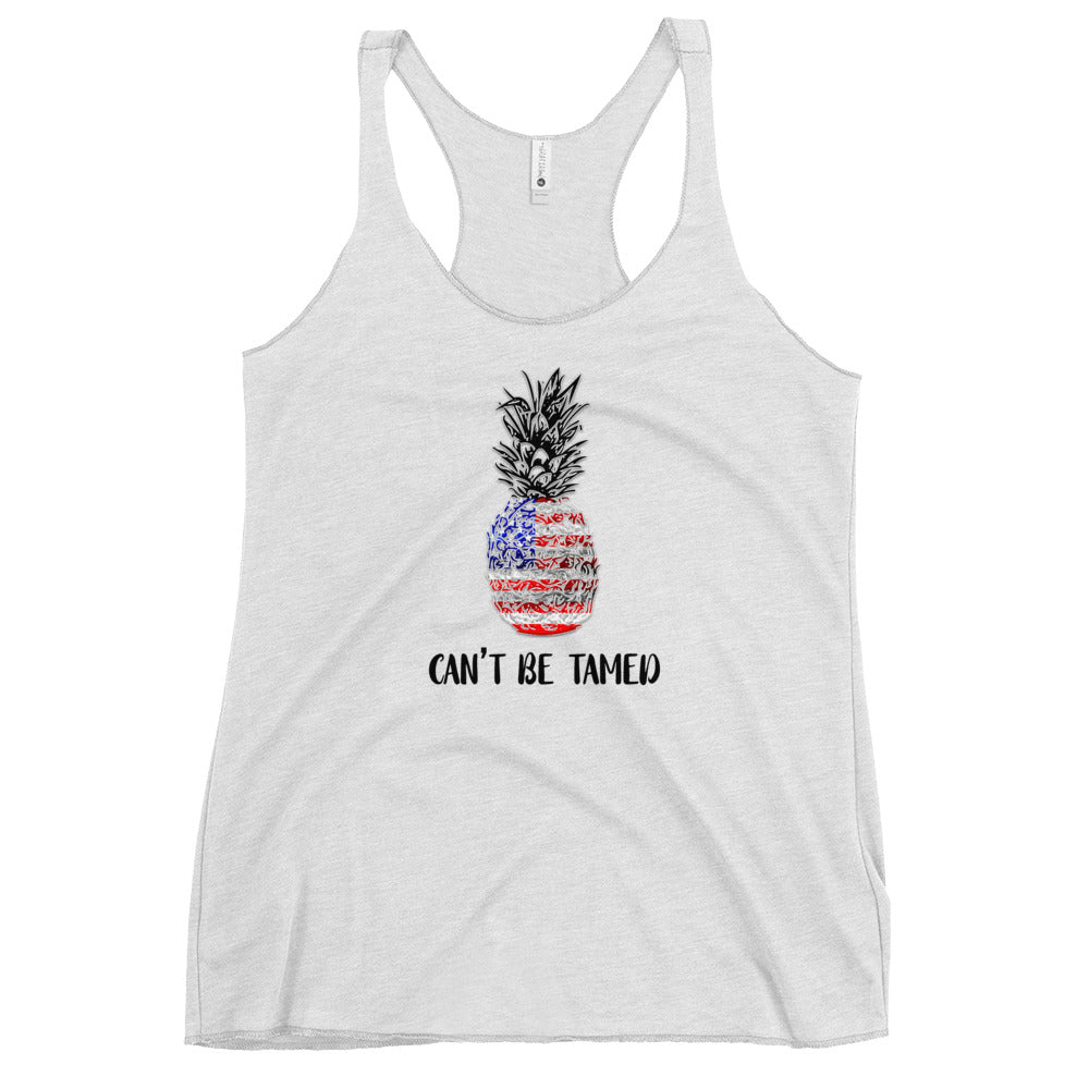 American Pineapple Women's Racerback Tank