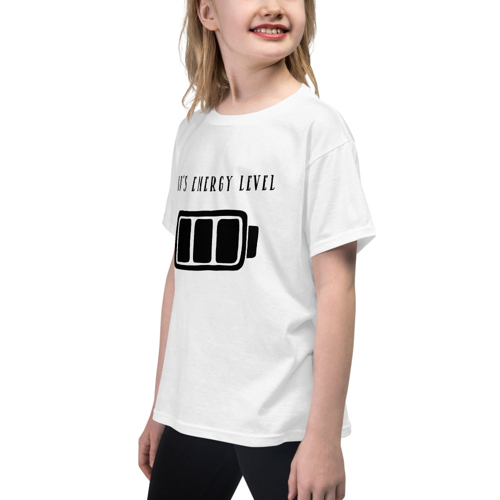 Kid's Energy Level Youth Short Sleeve T-Shirt