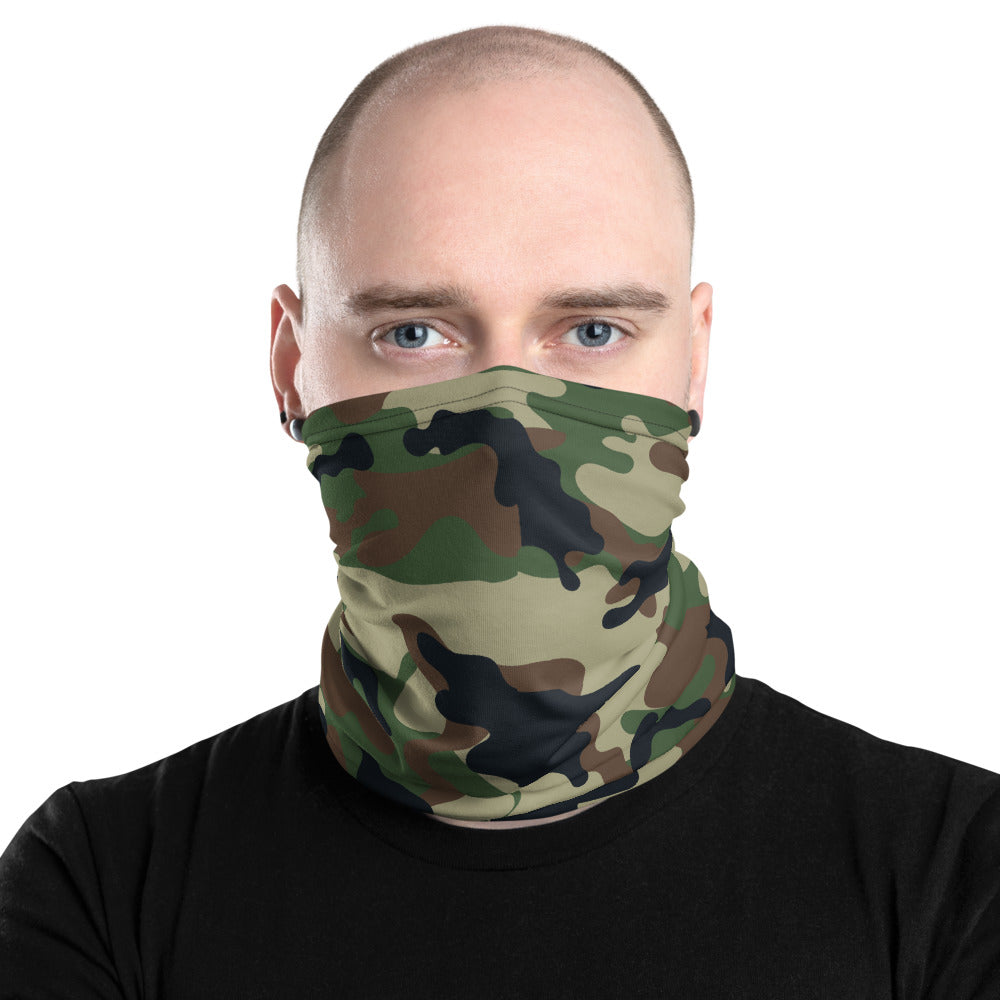 Green Camo Neck Gaiter