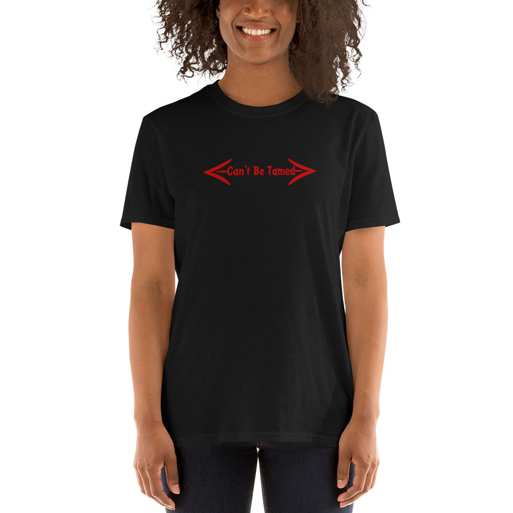 Short-Sleeve Unisex T-Shirt Red Font