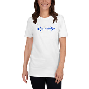 Short-Sleeve Unisex T-Shirt Blue Font