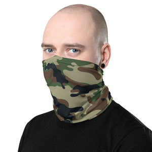 Green Camo Neck Gaiter