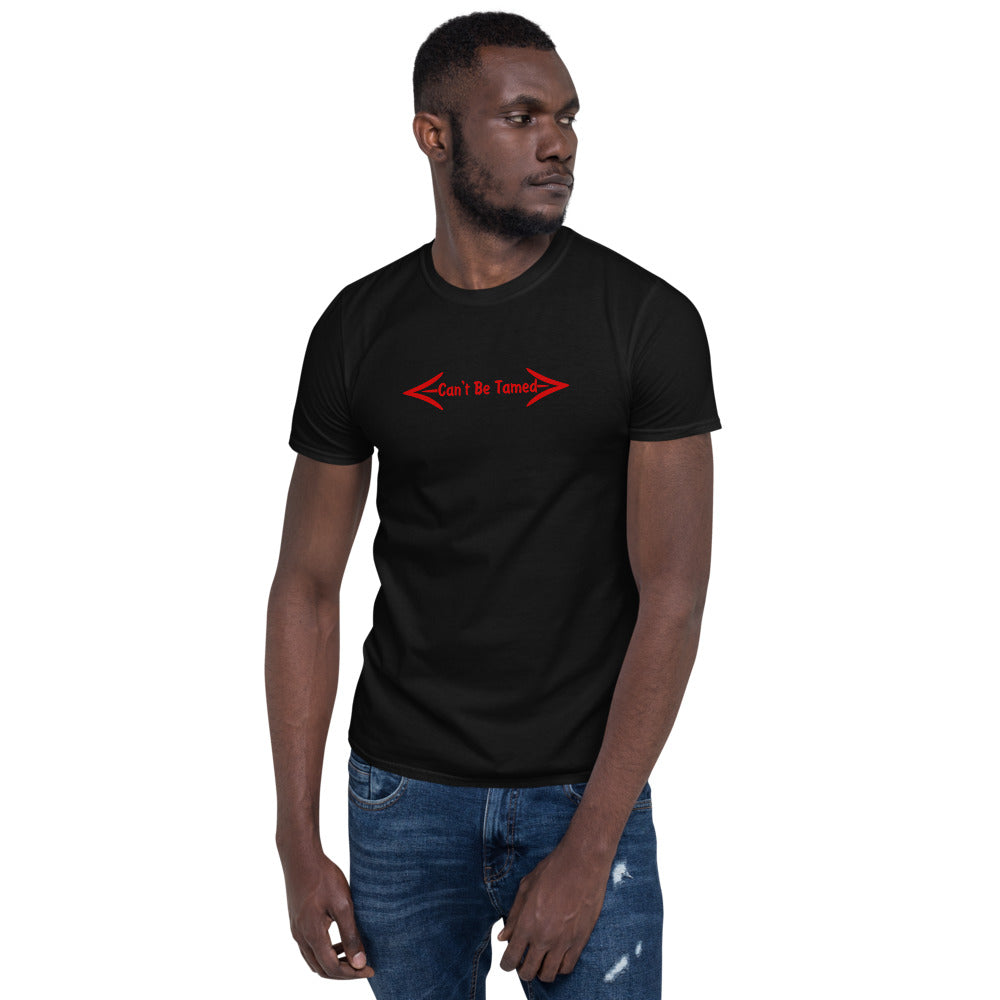 Short-Sleeve Unisex T-Shirt Red Font