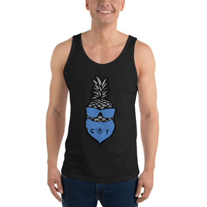 Bandanna Covered Pineapple Men's Tank Top